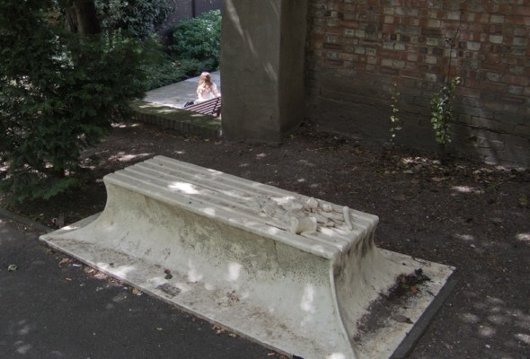 This garden was originally an overflow burial ground for St John's Church