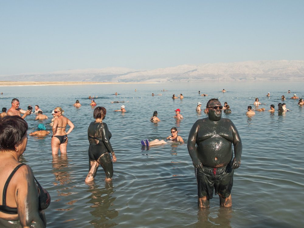 Dead sea mineral beach