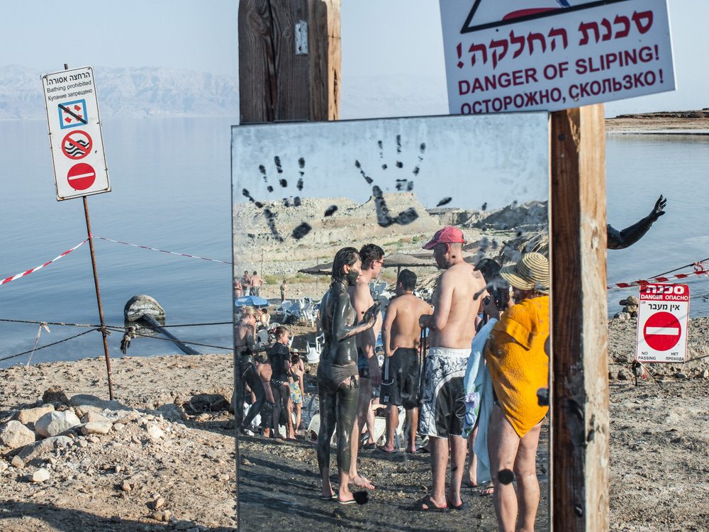 Dead sea mineral beach