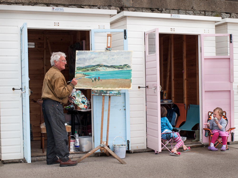 Beach huts – friends welcome, relatives by appointment